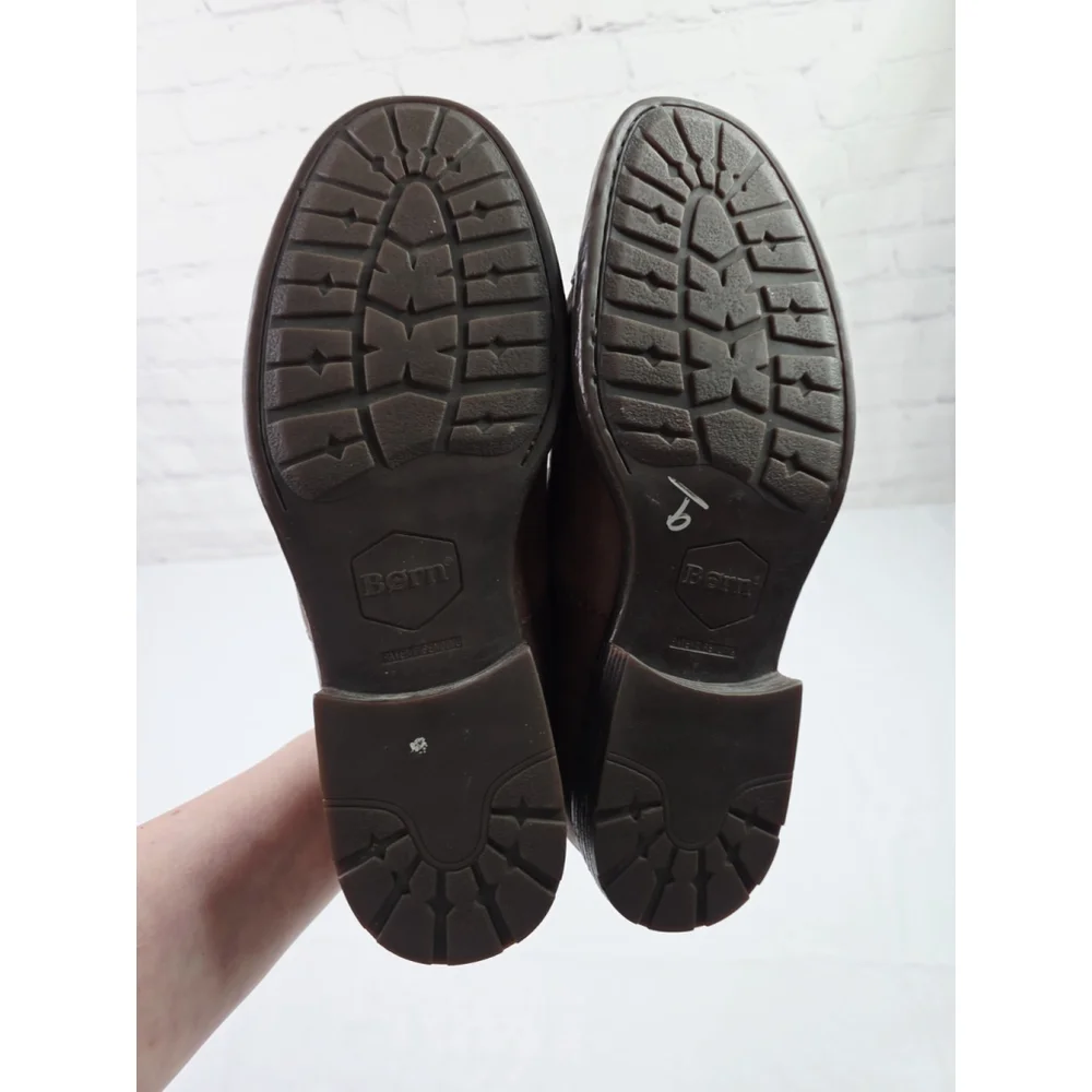 Born Marc Men's Brown Leather Lace Up Oxfords Size 11M - Picture 7 of 7